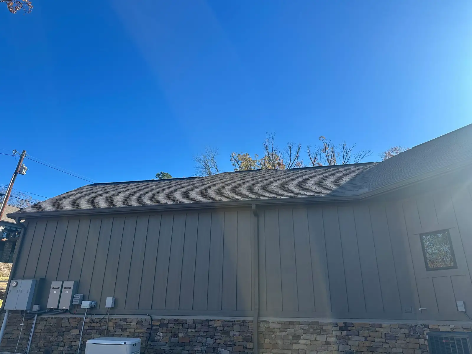 Professional building soft washing in Heber Springs, Arkansas — metal siding