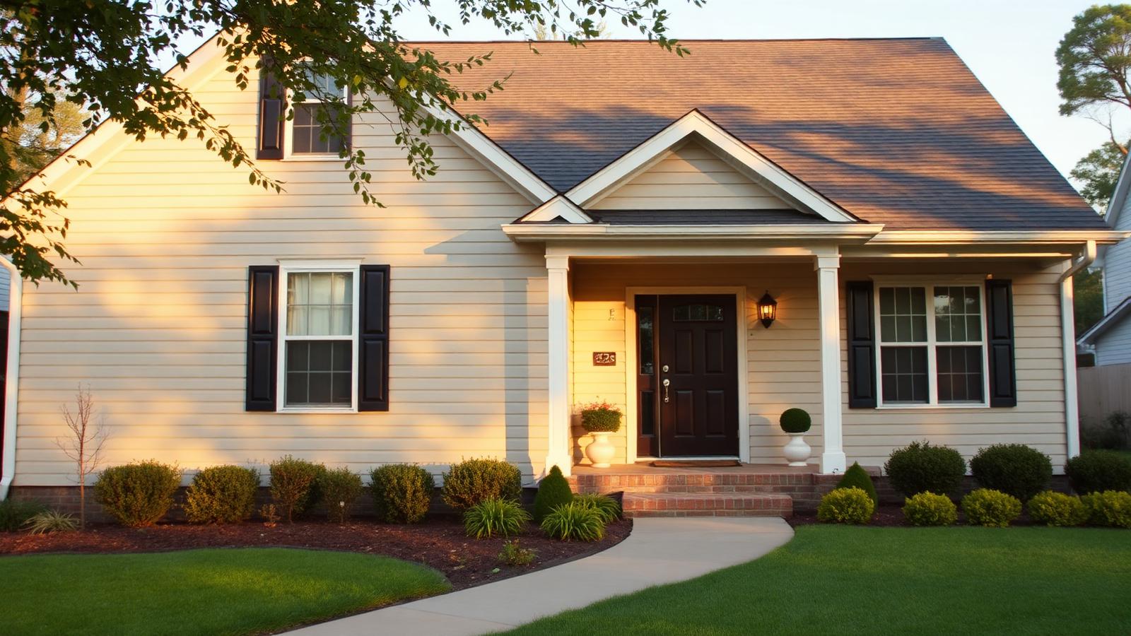 Well-maintained Central Arkansas home exterior reflecting professional and reliable exterior cleaning